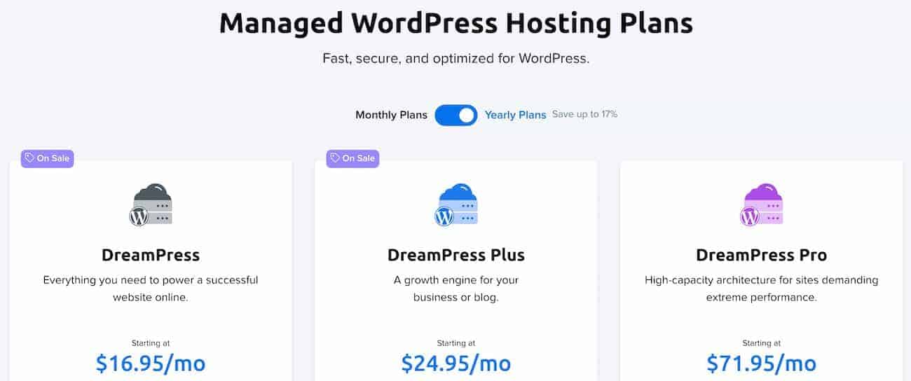 Managed Wordpress Hosting Plans