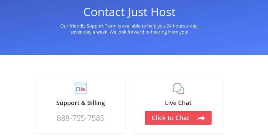 JustHost Customer Support