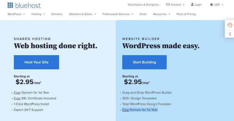 Bluehost Web Hosting