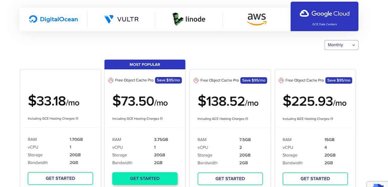 Google Cloud Pricing