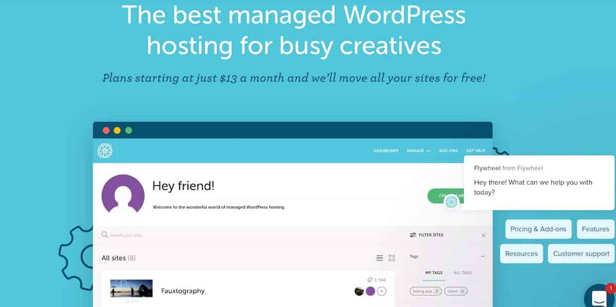 managed wordpress hosting flywheel